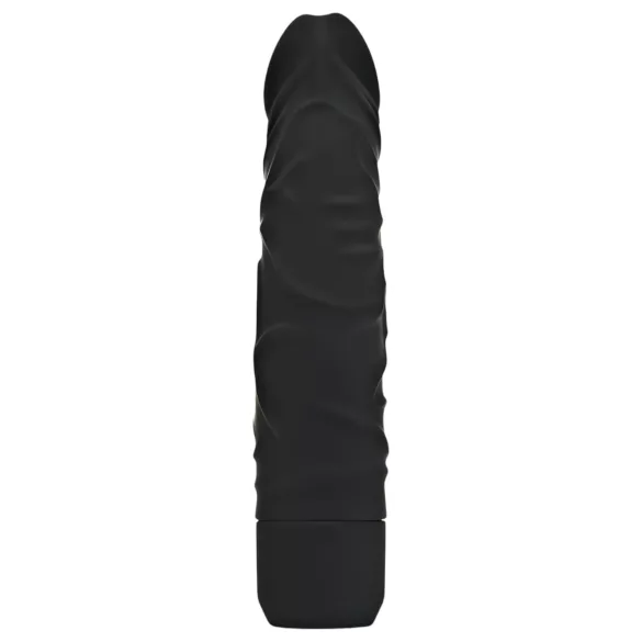 Classic Get Real - vibrator realist din silicon - negru