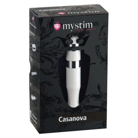 mystim Casanova - vibrator electro-rod (alb)