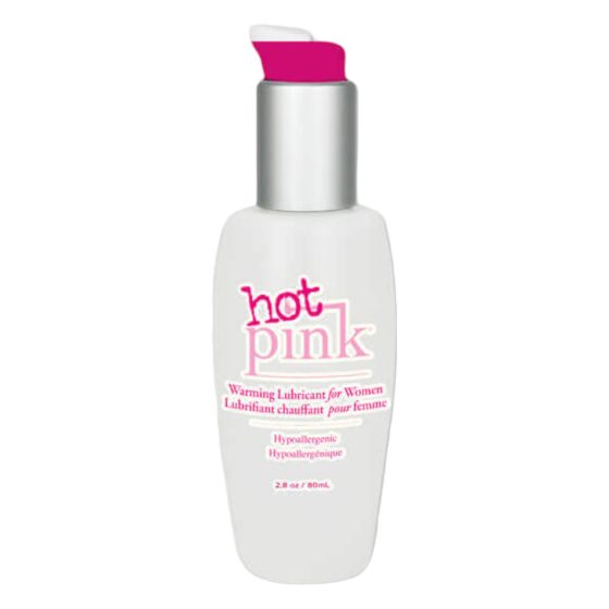 Hot Pink - lubrifiant pe bază de apă, cu efect de încălzire (80 ml)