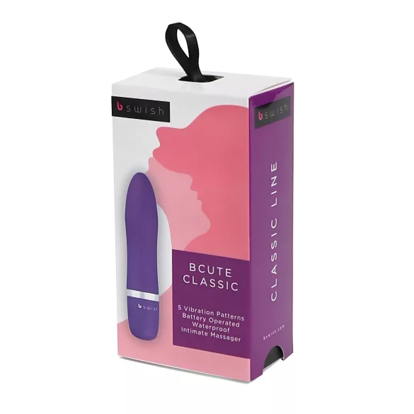 B SWISH Bcute Classic - vibratoare tip ruj rezistent la apă - mov