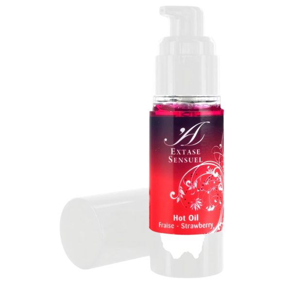 Extaz Senzual - ulei de masaj încălzitor - căpșuni (30 ml)