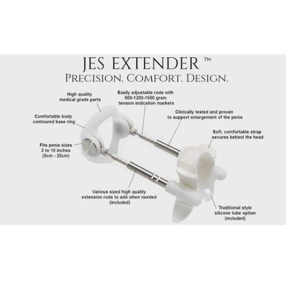 Jes-Extender - Dispozitiv standard de mărire a penisului - Light (până la 17cm)