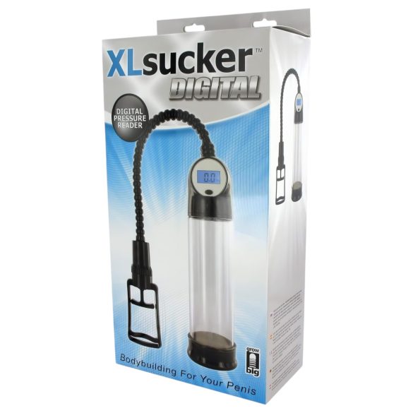XLSUCKER - pompă peniană digitală transparentă pentru potență