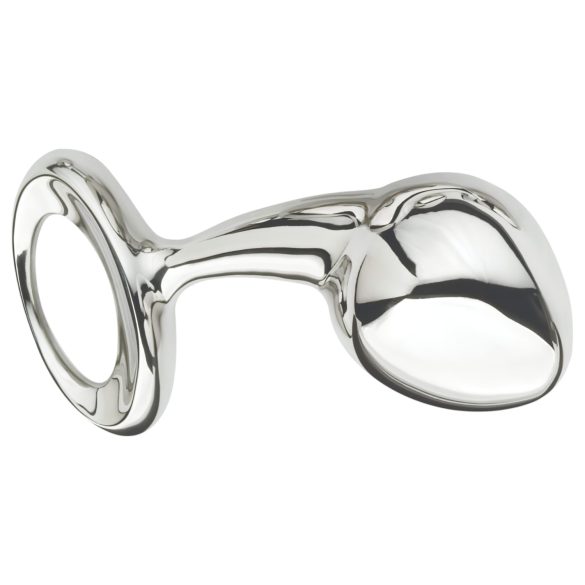 Njoy - plug anal mare din metal - argintiu