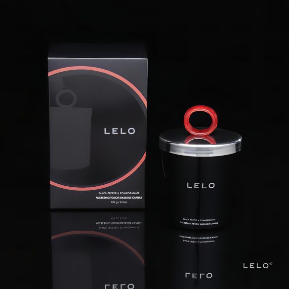 LELO - lumânare de masaj - rodie și piper negru - 150g