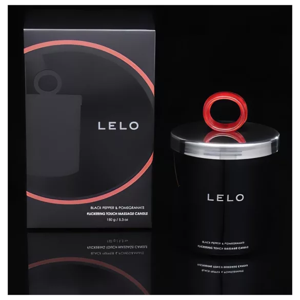 LELO - lumânare de masaj - rodie și piper negru - 150g