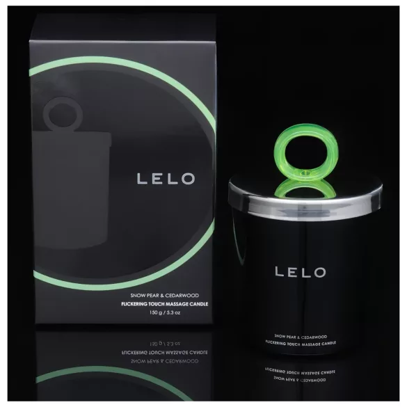 LELO - lumânare de masaj - pere sălbatică și cedru - 150g