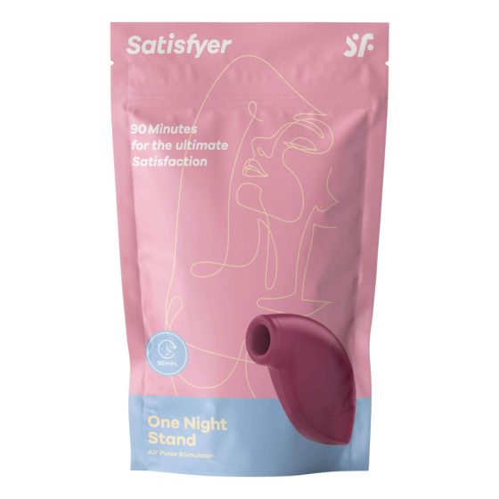Satisfyer One Night Stand - Stimulator de clitoris cu unde de aer (rosu)