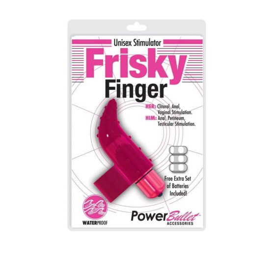Frisky Finger - vibrator de deget impermeabil (roz)