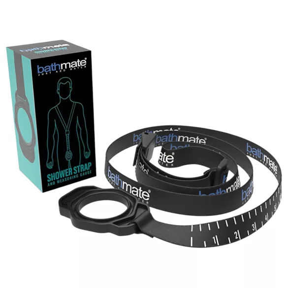Bathmate Shower Strap - curea de susținere pentru pompă (neagră)
