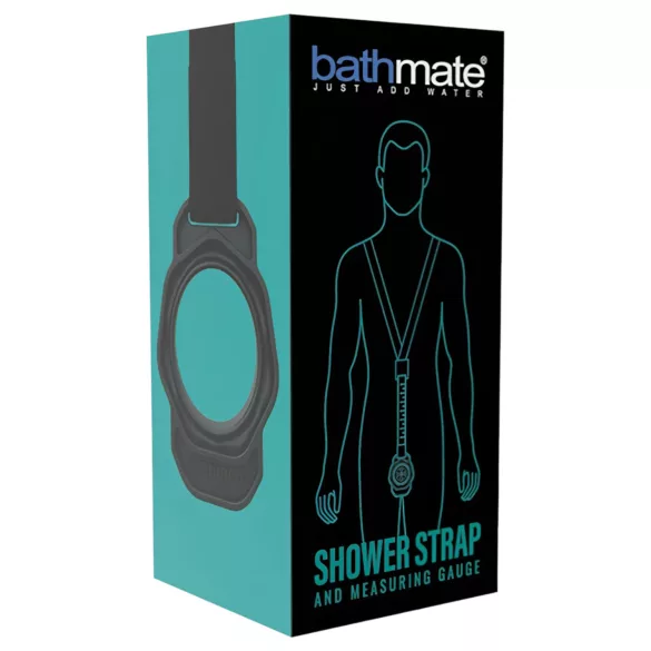Bathmate Shower Strap - curea de susținere pentru pompă (neagră)