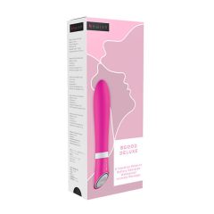   B SWISH Bgood Deluxe - vibrator din silicon în formă de bară (roz)