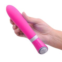   B SWISH Bgood Deluxe - vibrator din silicon în formă de bară (roz)