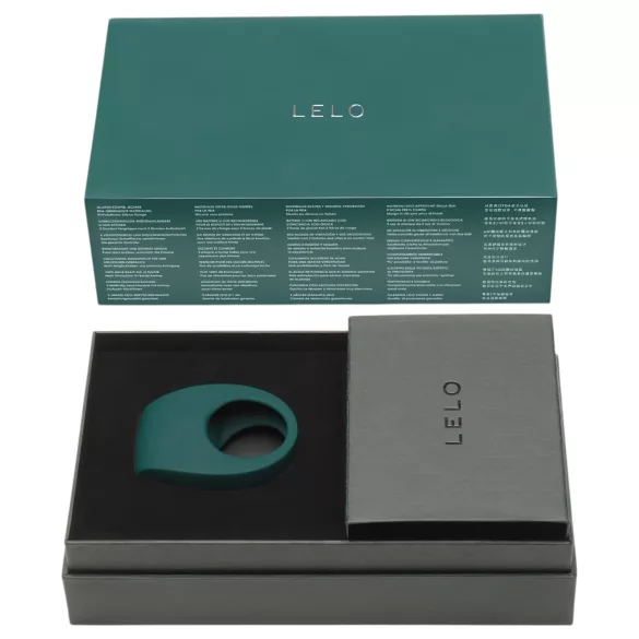 LELO Tor 2 - inel pentru penis cu vibrații, reîncărcabil - verde