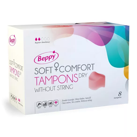 Beppy - tampon pentru menstruație pentru act intim (8 bucăți) - uscat