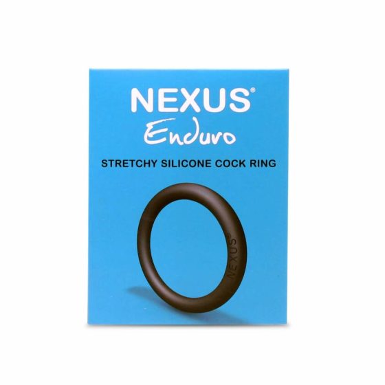 Nexus Enduro - inel de penis din silicon (negru)