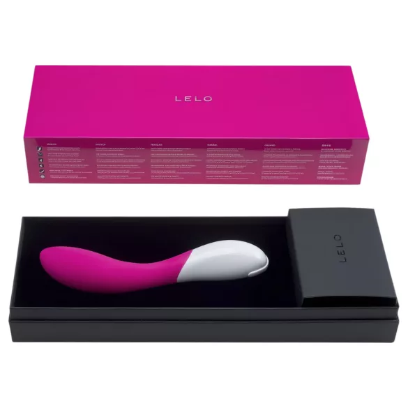 LELO Mona 2 - vibrator curbat pentru femei - silicon roz