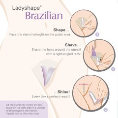 Ladyshape - aparat de ras (brazilian)