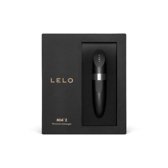 LELO Mia 2 - vibrator ruj de călătorie (negru)