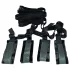S&M - set bondage pentru pat - curele imobilizare - negru