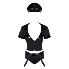 Obsessive Police - set costum de polițistă (S/M)