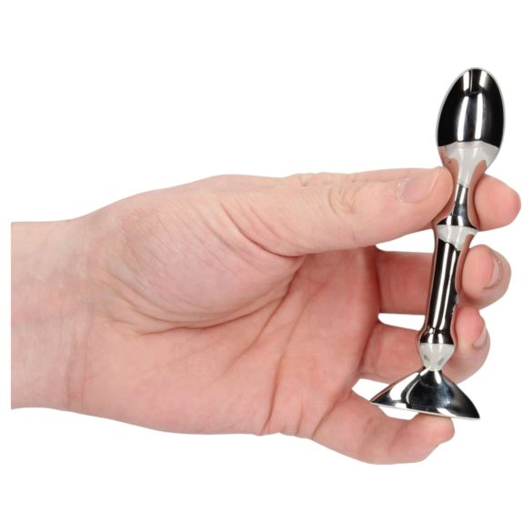 Aneros Tempo - dildo anal de oțel (argintiu)