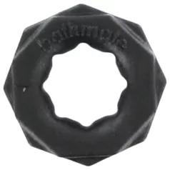 BathMate - inel pentru penis din silicon - negru - Spartan