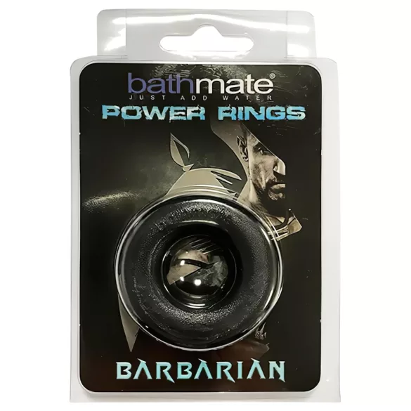BathMate - inel pentru penis Barbarian - silicon - negru