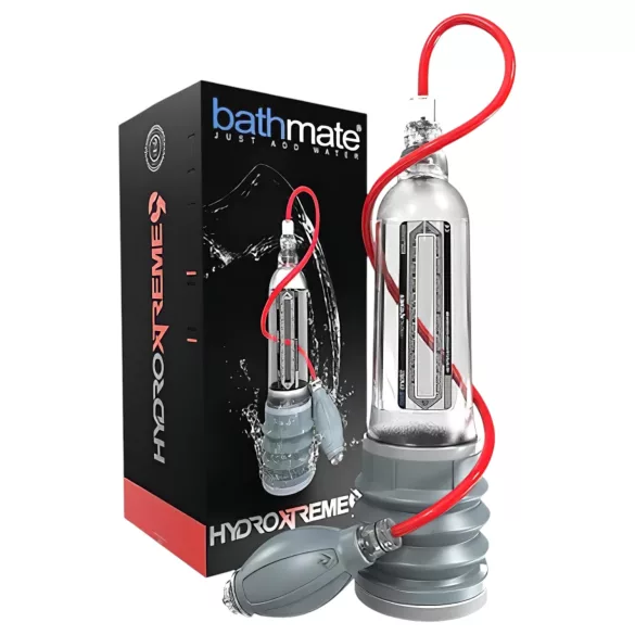 Bathmate HydroXtreme 9 - set de hidro pompă (transparent)