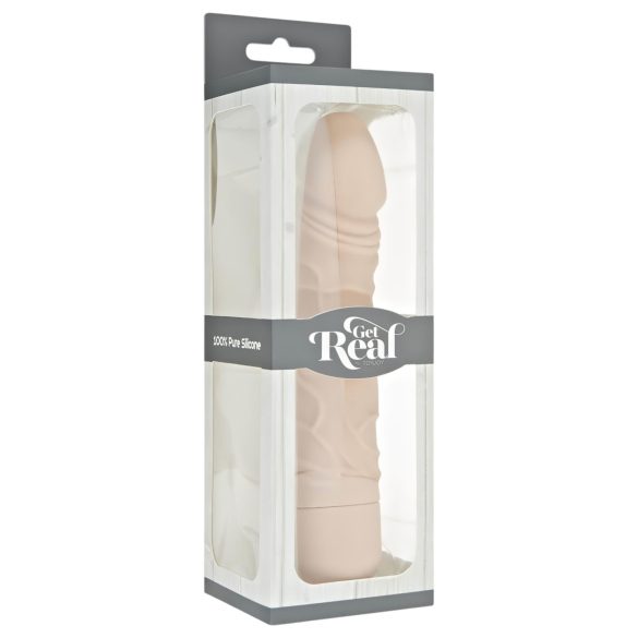Get Real Classic - vibrator realist din silicon (natur)