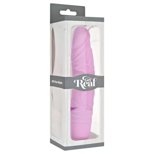 Classic Get Real - vibrator realist din silicon - roz