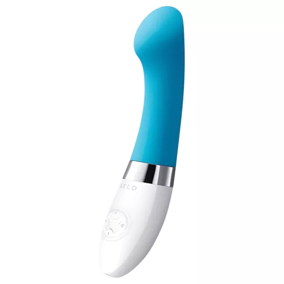 LELO Gigi 2 - vibrator din silicon pentru punctul G (albastru)