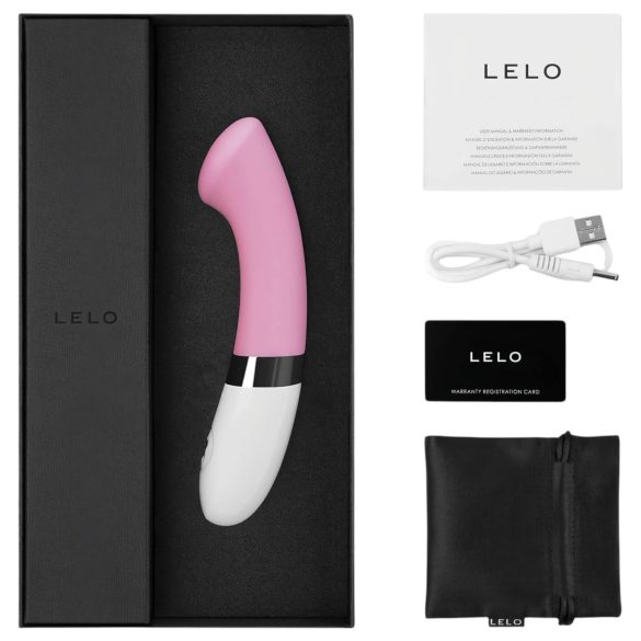 LELO Gigi 2 - vibrator punctul G din silicon - roz
