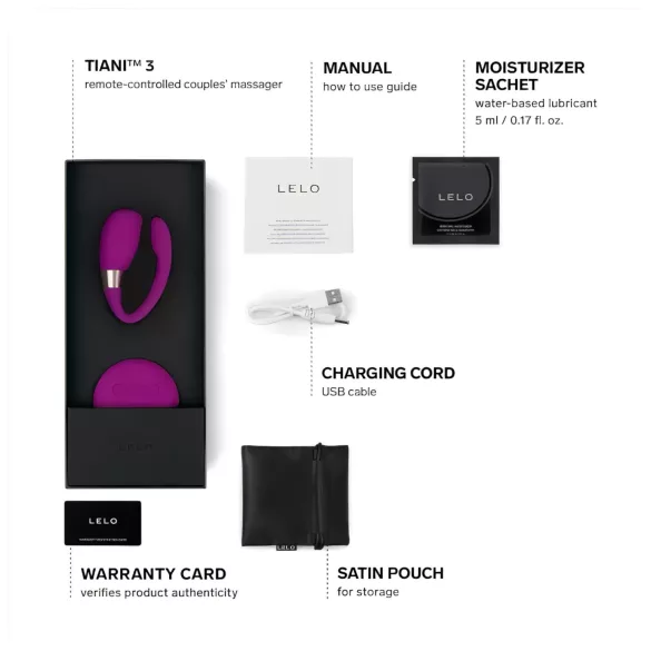 LELO - vibrator pentru cuplu - waterproof, discret - silicon mov