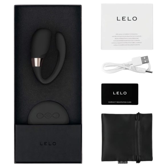 LELO Tiani 3 - vibrator pentru cupluri - silicon - negru