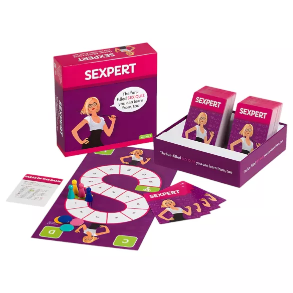 tease & please - Sexpert - joc de societate distractiv cu quizuri despre sex (în limba engleză)