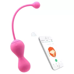   Magic Motion Kegel Master - bilă geisha vibratorie controlată prin aplicație (roz)