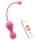 Magic Motion Kegel Master - bilă geisha vibratorie controlată prin aplicație (roz)