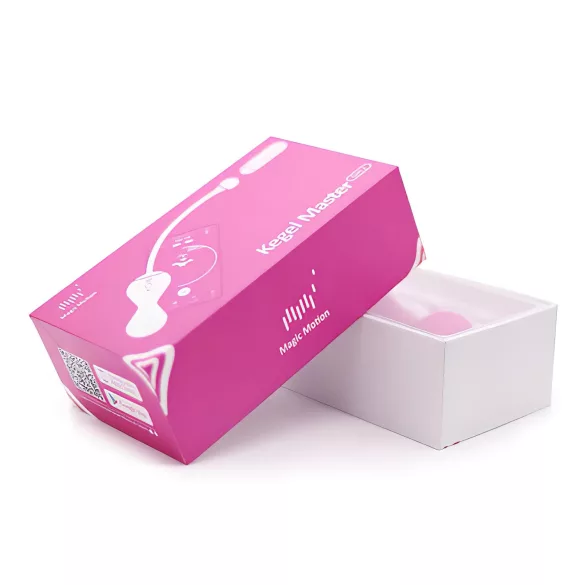 Magic Motion Kegel Master - bilă geisha vibratorie controlată prin aplicație (roz)