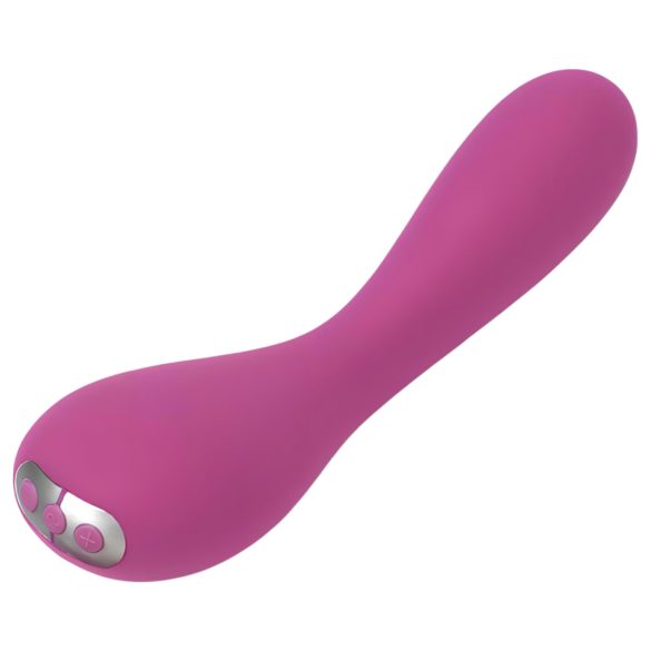 Je Joue Uma - vibrator pentru punctul G, reîncărcabil, waterproof - roz