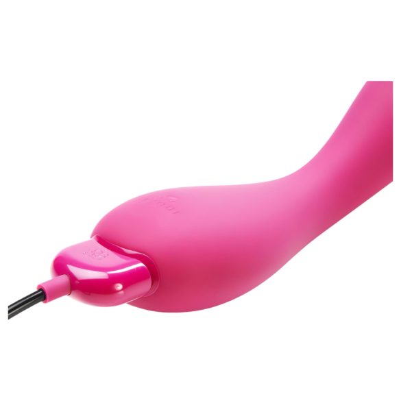 Je Joue Uma - vibrator pentru punctul G, reîncărcabil, waterproof - roz