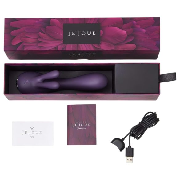 Je Joue Fifi - vibratoare waterproof, reîncărcabile, mov, cu braț clitoral