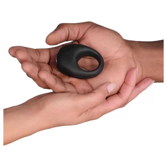 Je Joue Mio - inel vibrator penis - reîncărcabil, impermeabil, negru