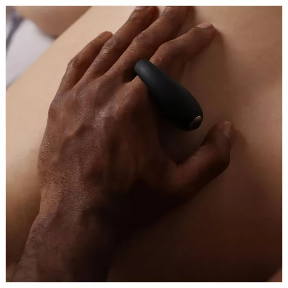 Je Joue Mio - inel vibrator penis - reîncărcabil, impermeabil, negru