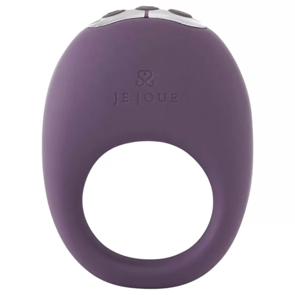Je Joue - inel pentru penis cu vibrații, reîncărcabil, rezistent la apă, mov