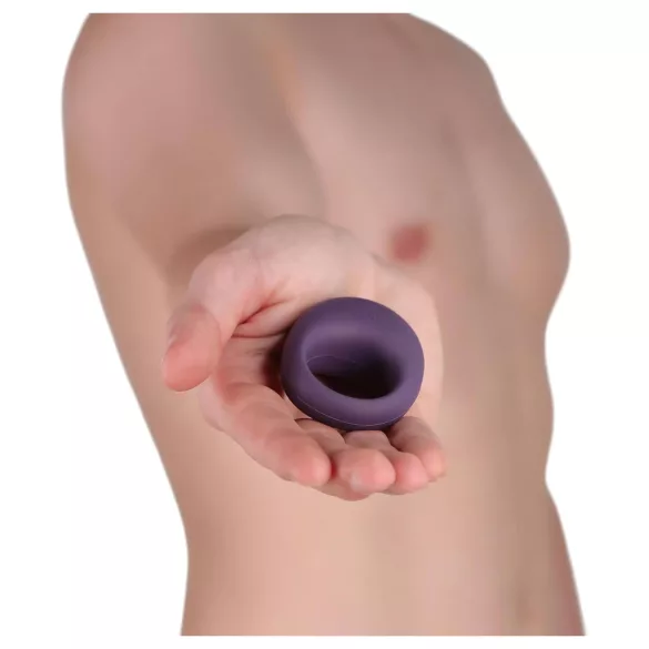 Je Joue - inel pentru penis cu vibrații, reîncărcabil, rezistent la apă, mov