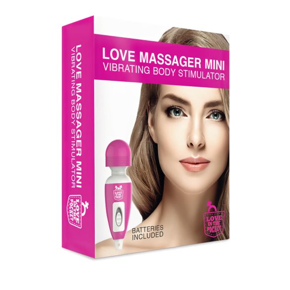 Love Wand - mini vibrator de masaj (roz)