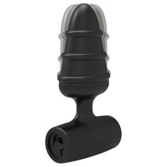 Plugul Iubirii - mini vibrator anal (negru)