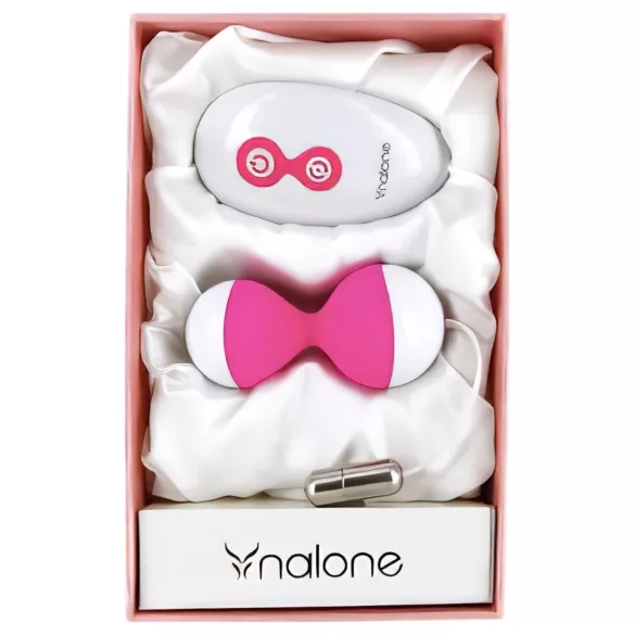 NALONE Miu Miu - bile vaginale cu vibrații wireless - reîncărcabil, roz