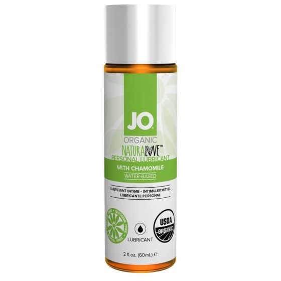 JO Organic musetel - lubrifiant pe bază de apă (60ml)